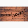 CafePress Iowa Map Brand Greeting Cards Folded Greeting Cards (10-pack)