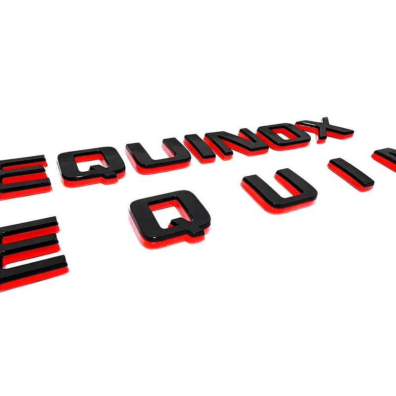 17-24 3pcs Equinox Door & Liftgate Letter 3D Badge Emblem