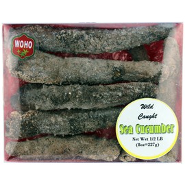 WOHO Alaska Wild Caught Red Sea Cucumber Large - 8 Oz