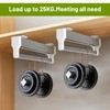 DBREAKS Extendable Clothes Rail for Pull-Out Clothes Hangers, Wardrobe Rail,