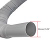 Qrity Flexible Waste Pipe, Sink Waste Pipe, Inner Diameter 45