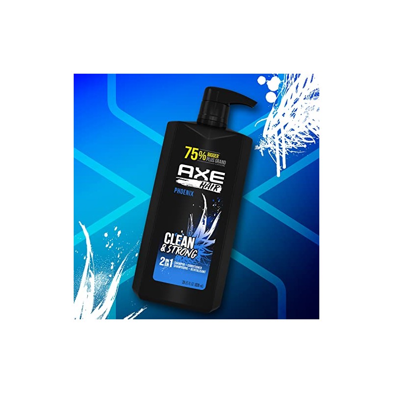 AXE Phoenix Champú y Acondicionador 2 en 1 Menta y
