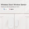 QIACHIP ZigBee Wireless Door Window Sensor, Burglar Alarm for Home