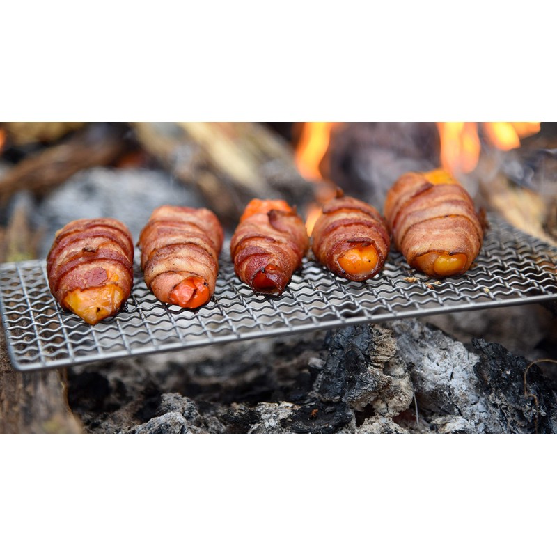 Woodsman Titanium Grill | The Original Ultralight Titanium Bushcraft Grill