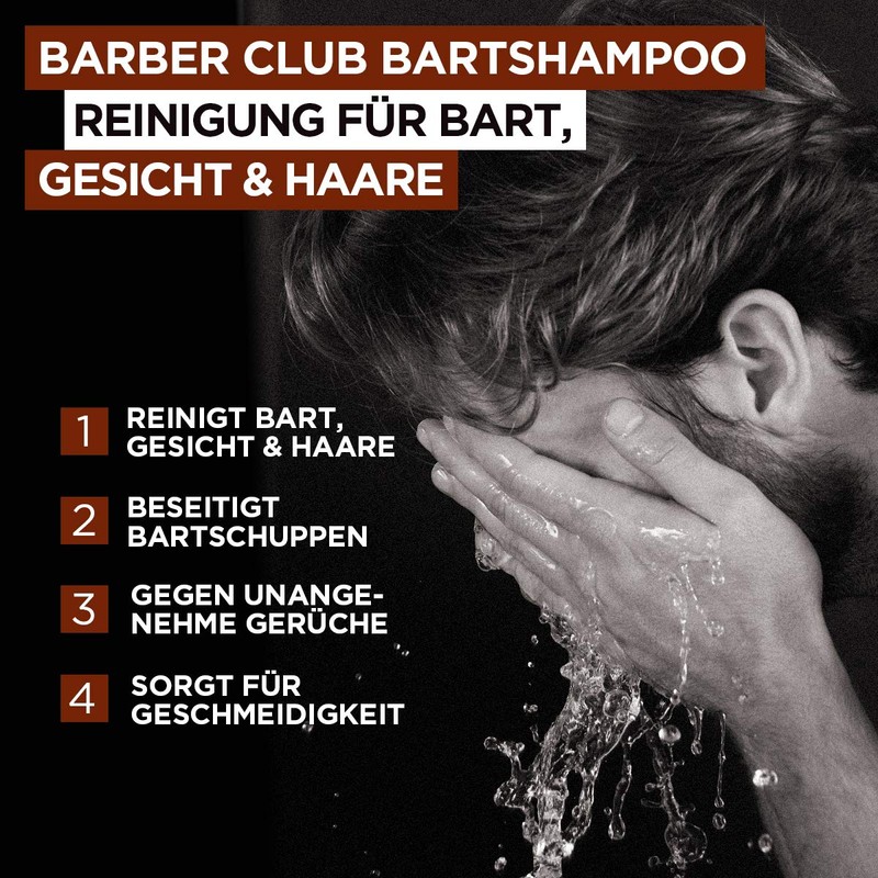 L'Oréal Men Expert Beard Shampoo for Men for Beard, Face