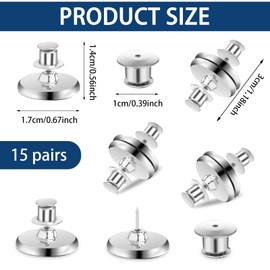 Ptwola 15 Pairs Curtain Weight Magnets Clips Drapery Spacers Magnetic Holder Buckle Silver Closure Strong Magnets Keep Curtain Closed for Prevent Light Leaking Home Office Shower Curtain Bedroom