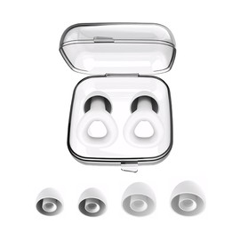 QKEPCY Ohrstöpsel Silikon Motorrad Ohrstöpsel Schnarchen Ohrstöpsel Zum Schlafen Schallwerk Gehörschutz Noise Cancelling Ohrstöpsel Konzert Ohrstöpsel Schwimmen Für Den Rest(Weiß)