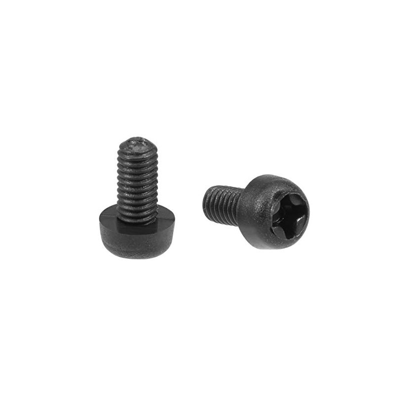 uxcell M3x6mm Threaded Nylon Phillips Cross Pan Head Machine Screws