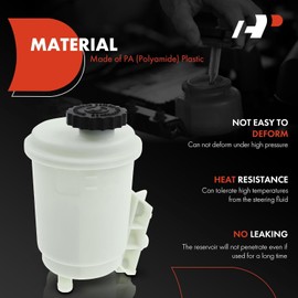 A-Premium Power Steering Reservoir Tank with Seal Kit Compatible with Ram 2500 2011-2019, Ram 3500 2011-2018, 4500 2011-2018, 5500 2011-2018, Replace# 68225509AA