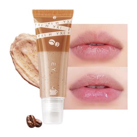 Lip Scrub Care Mask, Coffee Flavouring Lips Exfoliator, Lip Scrubs Balm, Exfoliating Lightening for Dark Lips, Natural Nourishing Fades Lip Lines, Lip Treatment for Women