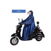 Chaiclo Poncho-Shaped Raincoat with Brim Gloves, Integrated Rain Gear, Bicycle,