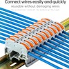 GKEEMARS DIN Terminal Blocks, Universal Wiring Connector Lever Wire Connectors