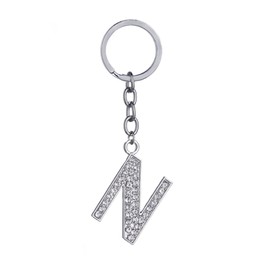 TOMOTHY Initial Key Holder, Initial Charm, Key Chain, Women's Bag Charm, Pressuring Goods, Ota-Katsu, N