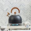 2.5L Stainless Steel Kettle Rustproof Prevent Scalding Whistling Teapot Tea