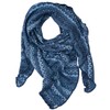invero, Lorena Merino Triangular Scarf 100% Wool, jeans colour, L