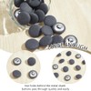 NBEADS Pack of 20 Fabric Covered Buttons, 2.6 cm Fabric