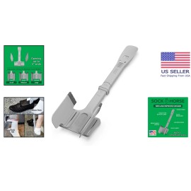 Sock Horse Senior Sock Aid - Easy Sock Applicator with Long Handle & Shoe Horn
