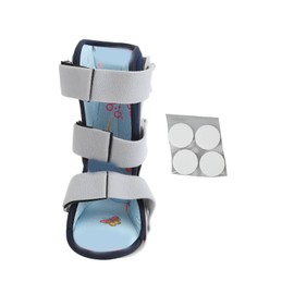 Kids Ankle Brace Comfortable Breathable Adjustable Child Walking Boot for Youth Injured Foot Left Foot M