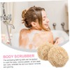 Minkissy 12pcs Sisal Bath Scrubbers Convenient Exfoliating Shower for Deep