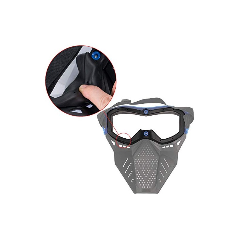 Toyer 2 Pack Face Mask Tactical Mask Compatible with Nerf