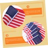 Kisangel Usa Flags Hand Waving 25pcs Mini American Flags Polyester