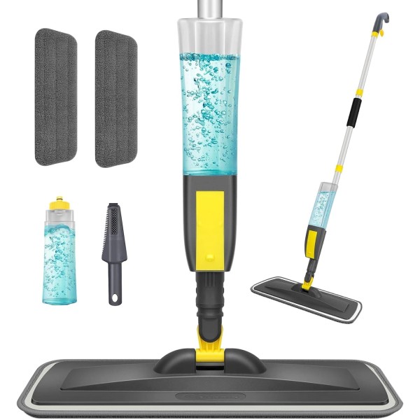 Mops for Floor Cleaning, Microfiber Spray Mop with 400Ml Refillable