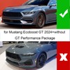 Front Bumper Lip Compatibility with Mustang S650 GT Ecoboost 2024