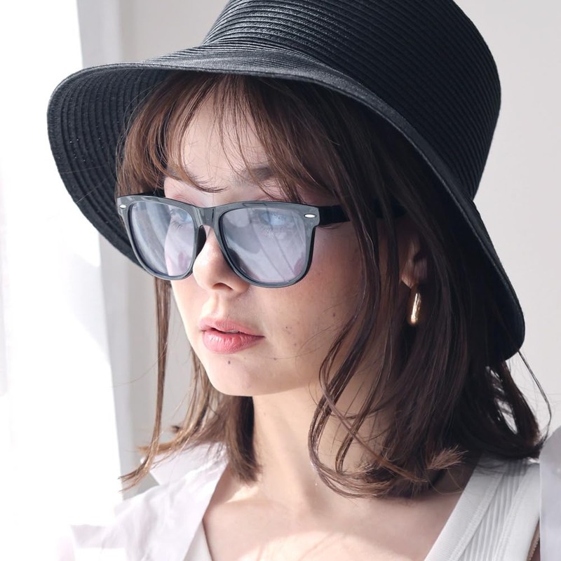 Bliss Leather Wellington Sunglasses, Unisex, Stylish, UV Protection, Ultra Lightweight,