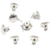 Hocansen 12 Pieces Round Metal Handles 30 mm Mushroom Shape