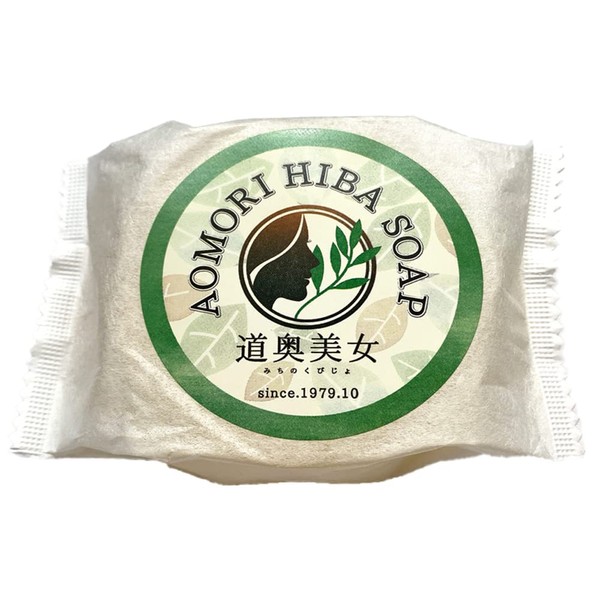 Doku Bijou Aomori Hiba Soap, Solid Soap, 3.5 oz (100 g), Hinokitiol Squalane Formulated