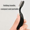 Pack of 2 Foldable Eyelash Brushes, Black Eyelash Brushes, Portable
