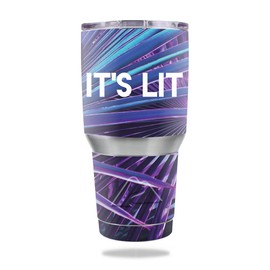 MightySkins Skin Compatible with Ozark Trail 30 oz Tumbler - Its Lit | Protective, Durable, and Unique Vinyl Decal wrap Cover | Easy to Apply, Remove, and Change Styles | Made in The USA