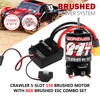 WOAEIUOS 550 Brushed Motor 21T & 80A ESC Brushed Motor