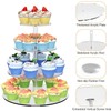 LATERN 4 Tier Round Acrylic Cupcake Stand