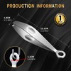 1 Pcs Fish Bone Tweezers,Stainless Steel Fish Tweezers,Kitchen Fish Bone