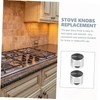 DOITOOL Gas Cooker Knobs 2pcs Replacement Stove Knobs Simple Style