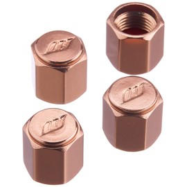 WORK AVC-BR Air Valve Caps, Brown, Set of 4