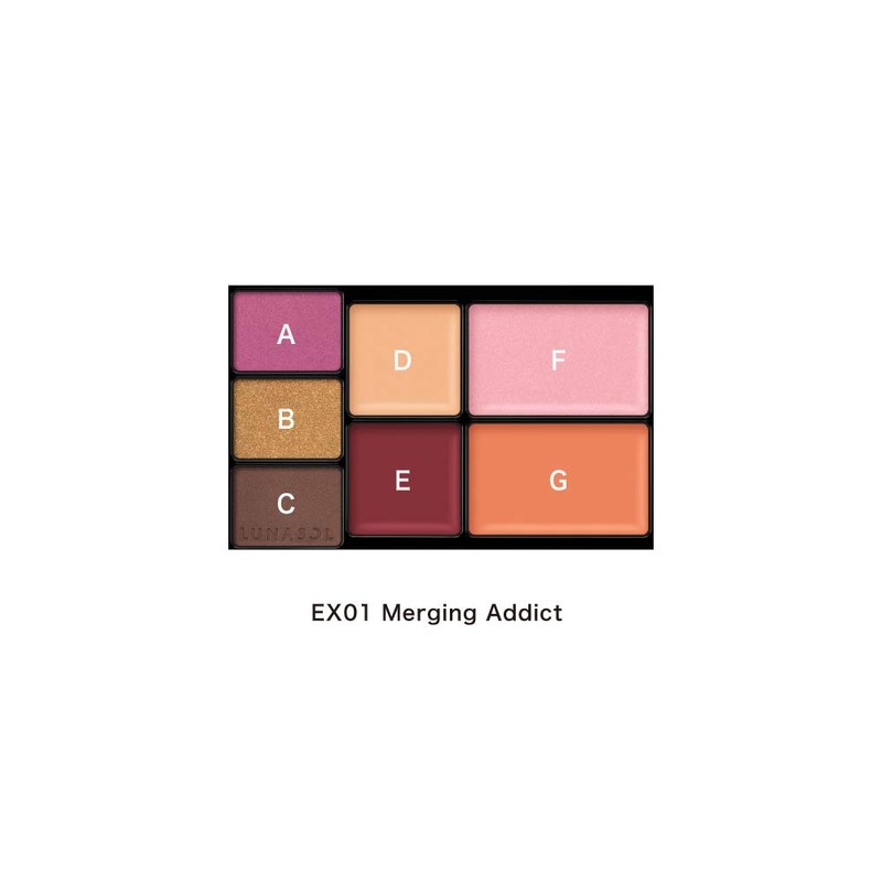 Lunasol Holiday Favorite 2020 EX01 Merging Addict 0.5 oz (14