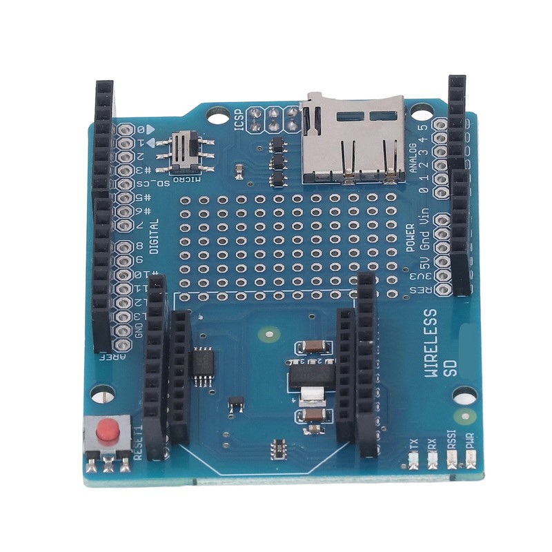 Prototype Screw Shield Wireless On Board Storage Card Slot Terminal