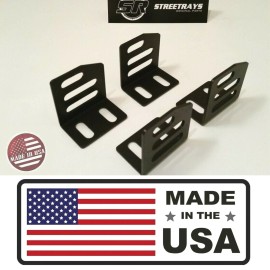 StreetRays SR Universal NRG Super Low Ride Side Adjustable Bucket Racing Mount Seat Bracket