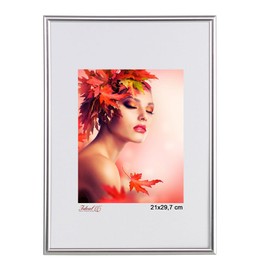 IDEAL TREND Kyoto Picture Frame Plastic Lifestyle Photo Frame Collage Wall Decoration Poster Colour: Silver Size: 21 x 29.7 cm