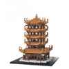 YICHENZHAOXING Chinese Architecture Micro Building Blocks Set, Creative Building Set