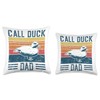 Best Duck Dad Men - Vintage Call Duck Throw Pillow