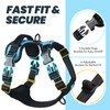 VIVAGLORY Easefit Dog Harness for Walking Hunter & Training, No