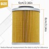 Anxingo 2 Pcs 21040111601 Oil Filter, Replacement for ODES Cartridge