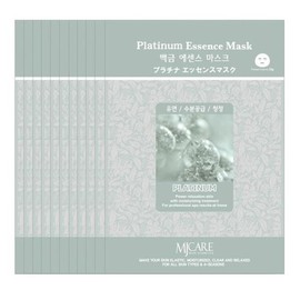 100 sheets Platinum hydrating skin softening cleansing essence mask pack / 100매백금수분공급피부유연청정에센스마스크팩