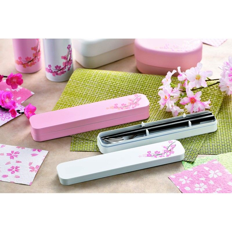 Tatsumiya Adult Cutlery Sakura WH Size (W x D x