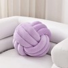 Sioloc Soft Knot Ball Pillows,Round Throw Pillow Cushion Home Decoration