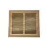 10 Inch x 10 Inch White Oak Hardwood Vent Floor