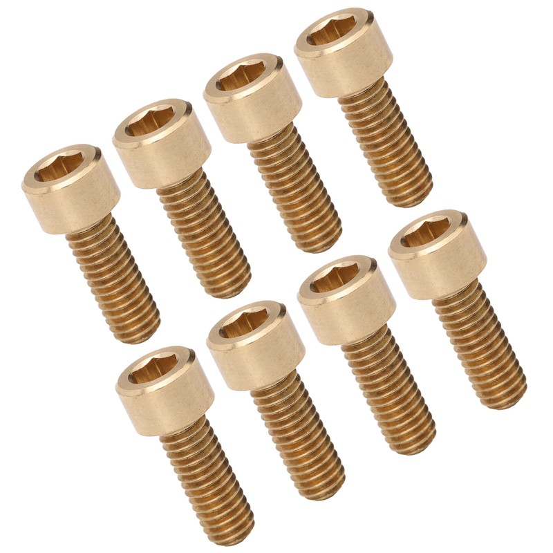 50Pcs Cap Hex Socket Screw Copper Fastener Hardware Tools Industrial